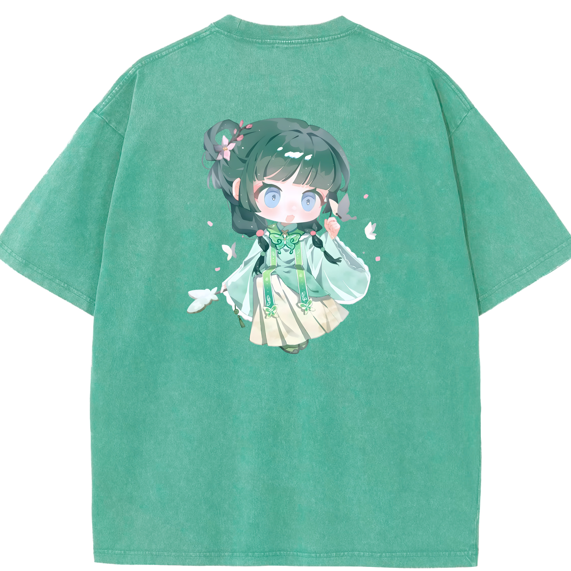 （画像用） 薬屋のひとりごと The Apothecary Diaries 綿100% ヴィンテージ風 半袖Tシャツ（背面プリント）